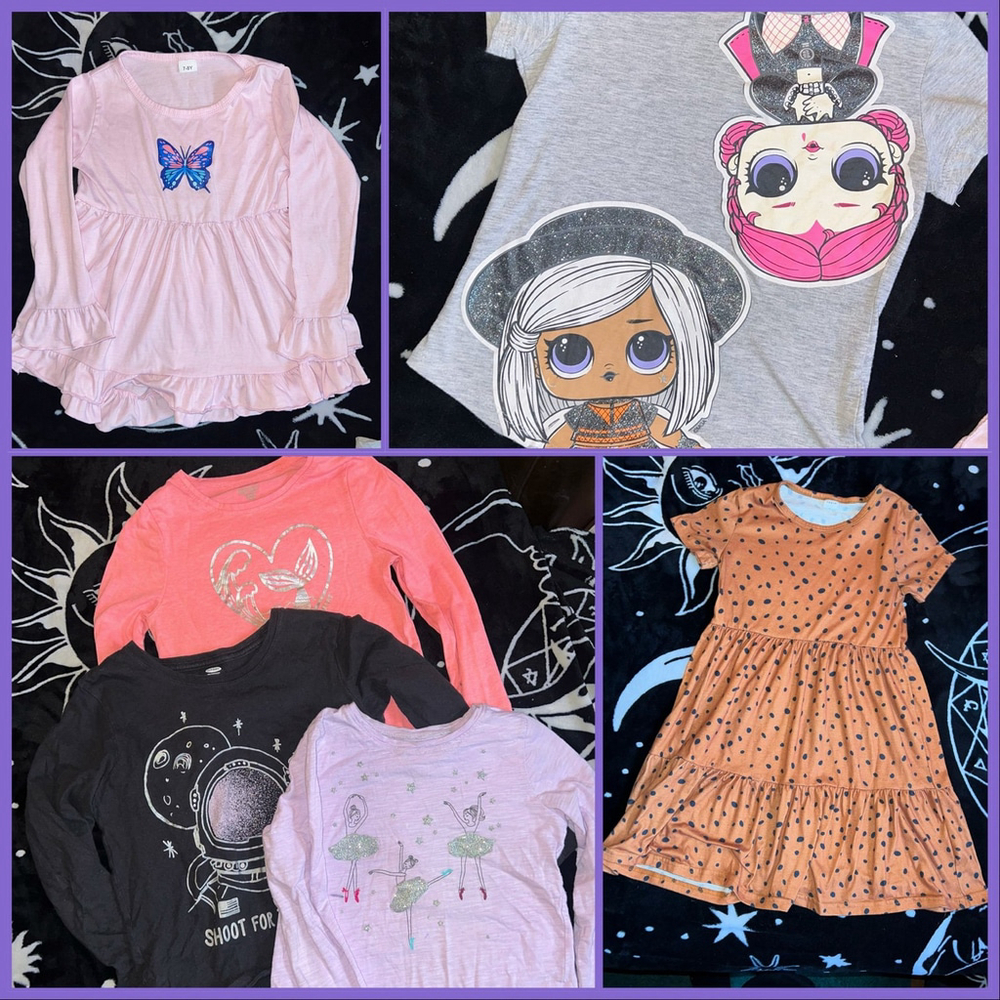 Girls tops size 7-8